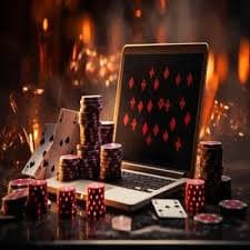 Tampilan antarmuka live casino amintoto di smartphone dengan dealer profesional dan meja baccarat