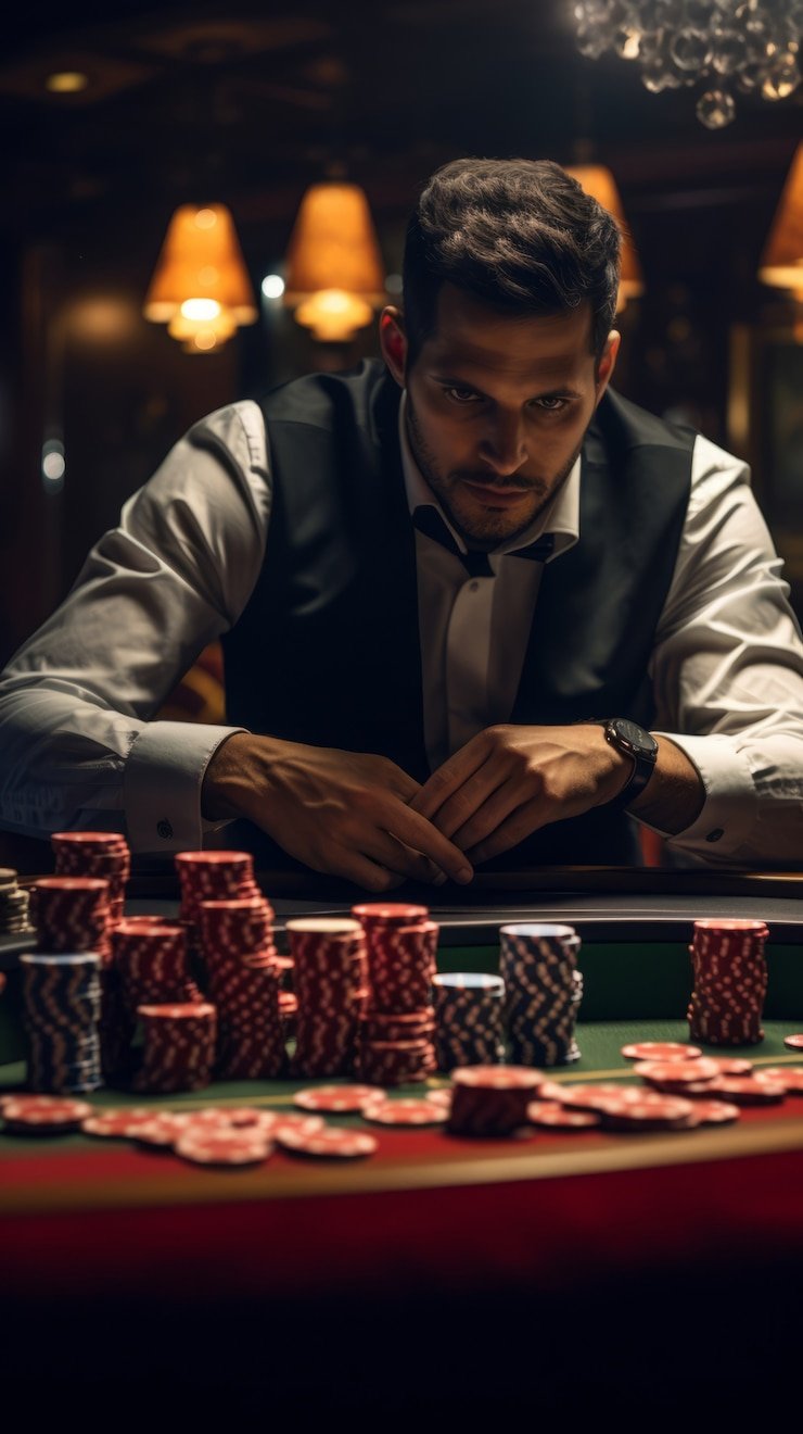 Suasana meja live casino dengan dealer nyata yang disiarkan langsung di amintoto untuk pengguna Indonesia